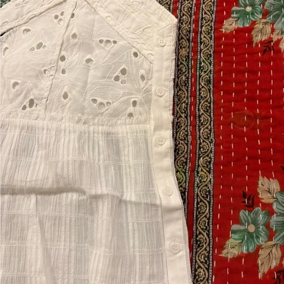 IRO White Eyelet Camisole Top - Picture 6 of 9